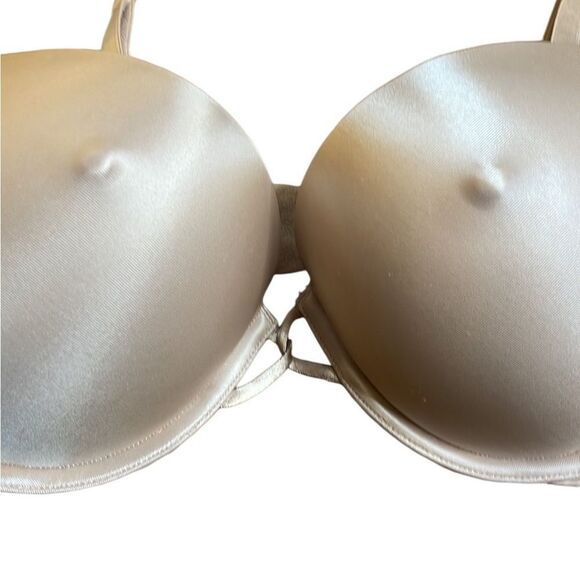 Victorias Secret Nude Miraculous Push Up Nipple Bra 34C - Picture 5 of 5